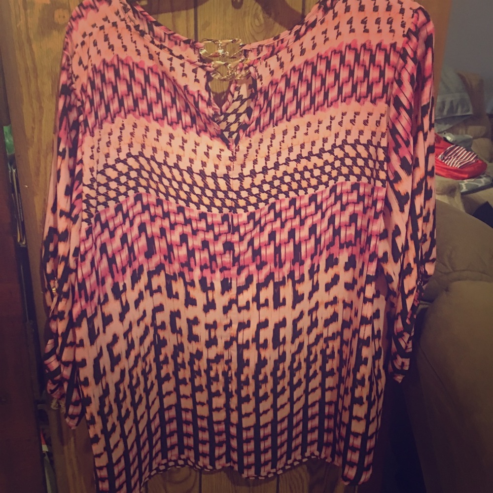 Pink blouse